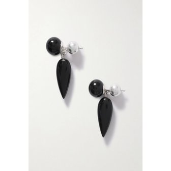 소피부하이 타이니 페니키아 실버 오닉스 귀걸이 46376663162902225