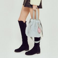 FAUX FUR BENE BUCKET BAG (LAC020KRACC)