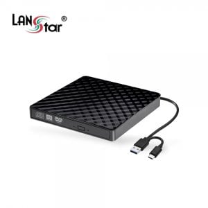 엠지솔루션 LANstar USB 3.0 A/C타입 외장 ODD DVD-RW LS-EXODD-N