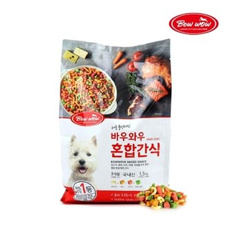 보섭이네푸드 바우와우 애견용 혼합간식 1.5kg