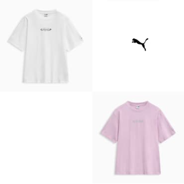 푸마 628087 // PUMA 푸마 남여공용 4칼라 셀러레이터 K 그래픽 반팔 티셔츠 CRLT K GFX SS TEE