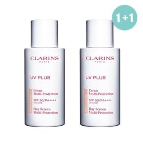 [1+1] 클라란스 선크림 UV 플러스 멀티 프로텍션 50ml 로지글로우(리뉴얼)X2