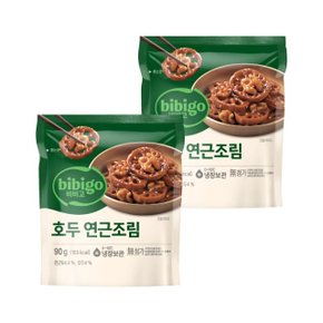 비비고 호두연근조림 90g x2개