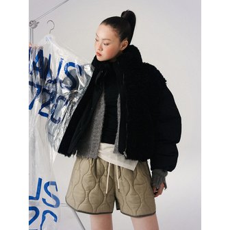 HAUS 072C MIX SHEARLING JACKET BLACK