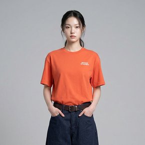N262UTS901 소로나 쿨 그리핀 세미오버핏 반팔 티셔츠 L/ORANGE