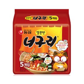 [모닝배송][우리가락]너구리 멀티 120g x 5팩