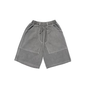 PIGMENT CARPENTER BERMUDA PANTS (GRAY)