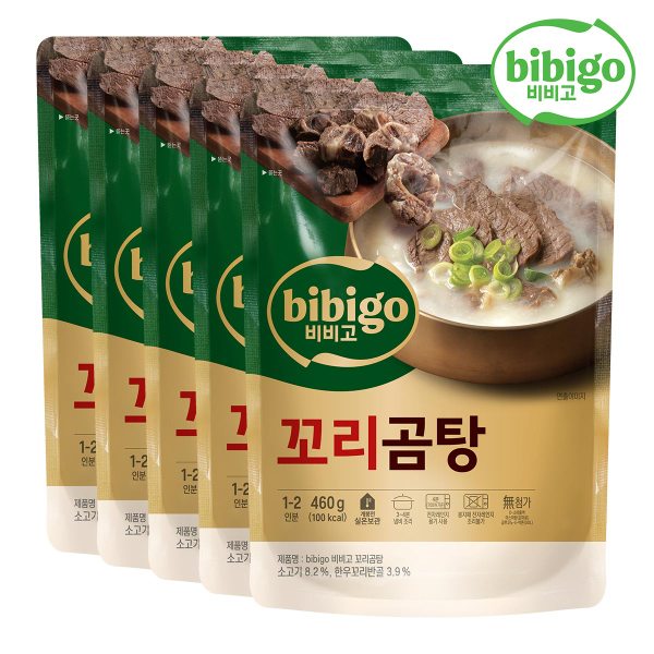 [본사배송] 비비고 꼬리곰탕 460g X 5개