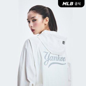 [엠엘비코리아공식] 여성 스포티브 바시티 크롭 바람막이 NY (Ivory)