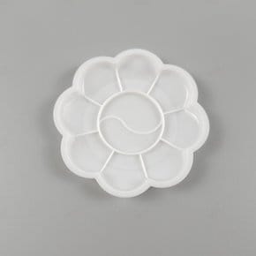 팔레트 꽃파레트 칸 꽃 꽃접시 물감 파레트 미술 미니 파렛트 다용도