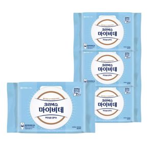 마이비데 물티슈 대용량 캡형 60매 x 4팩 클린케어 화장실용 비데용 물에녹는 비..[35429567]