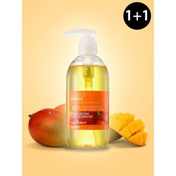 [1+1]수아비스 꼴마도 망고 바디워시 300ml X 2개