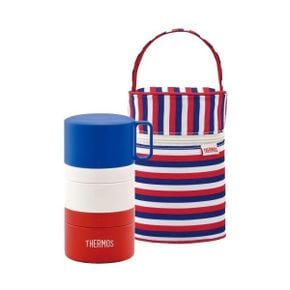 일본 써모스 도시락 THERMOS DJG551 POB 신선한 상자 18.0 fl oz 560 ml 팝 블루 1482817