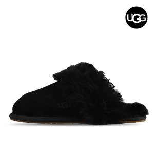 UGG 어그 W 스커프 여성 겨울 방한 털슬리퍼 1122750-BLK