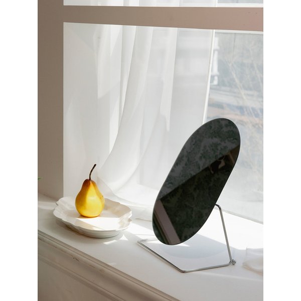 라운드 노엣지 탁상거울