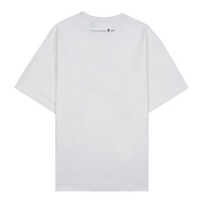 [난가]남성 에코 하이브리드 로고 티셔츠 NW2411 1G805 C WHT/PINK /1