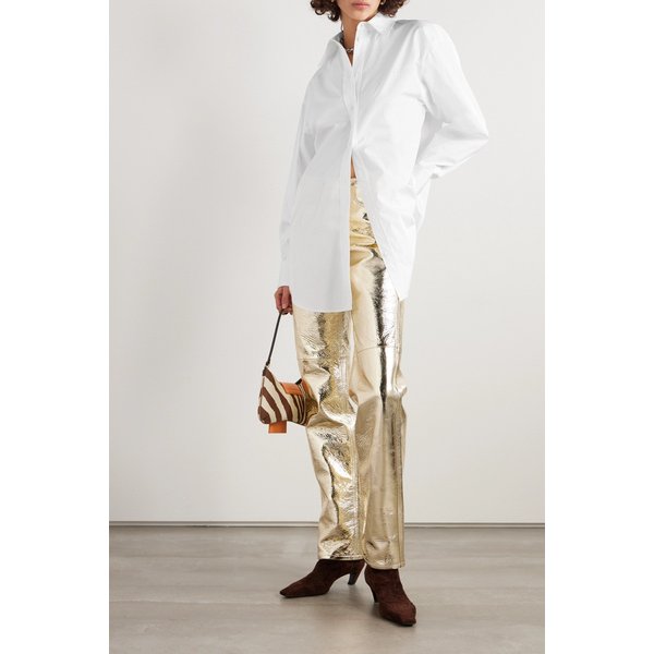 실바니 코튼 포플린 셔츠 화이트 1647597325950580