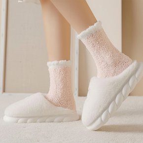 따뜻한 파스텔컬러 수면양말 겨울양말