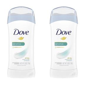 [해외직구] Dove 도브 센시티브 올데이 스위트 앤 오도 프로텍트 데오드란트 74g 2팩