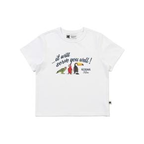 [공식]RGB 소로나 아트웍 반팔 티셔츠 키즈 WHITE