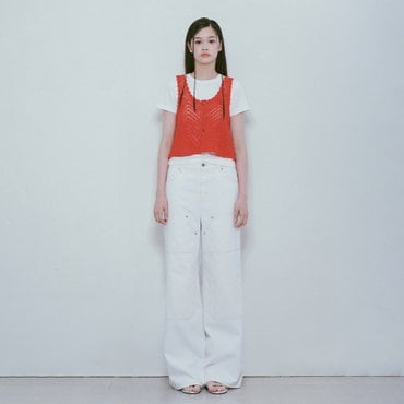 레이브 Carpenter Denim Pants in Ivory VJ4ML171-03