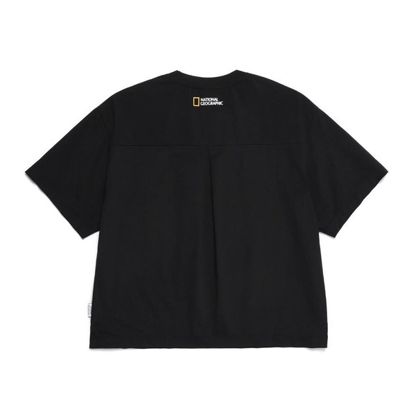 [여주점] N252WTS190 여성 프로즌에어 세미크롭 반팔티셔츠 CARBON BLACK