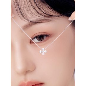 D.silver925 사일런트 모노 목걸이
