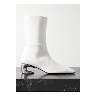 질샌더 가죽 앵클 부츠 화이트 1647597338936158