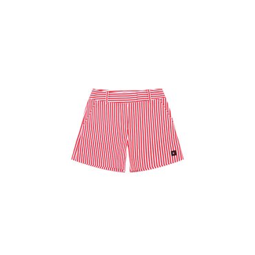 ONOFF [온오프골프웨어] 여성 스트라이프 코튼 반바지 OF5713LA_RED