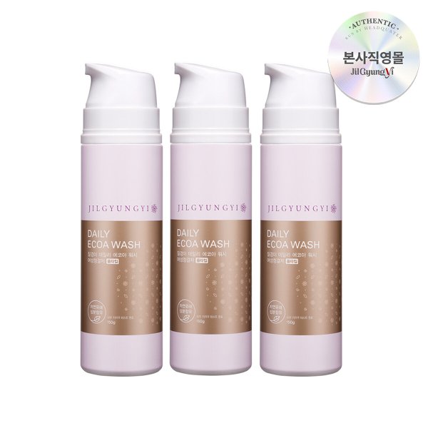여성청결제 에코아워시  골드 폼 150g x 3개