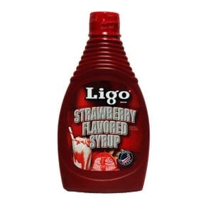 패밀리 팥빙수재료 리고 ligo 딸기향시럽 567g