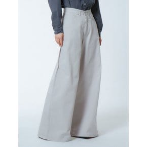 와이드 플레어 면팬츠 그레이_WIDE FLARE COTTON PANTS GRAY