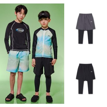 폴햄키즈 폴햄 키즈 공용) 래쉬가드 반바지 레깅스 세트 PKF2PT3510