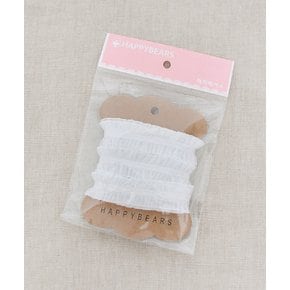 클라라 더블오간자고무줄레이스_20mm  화이트 (40197)
