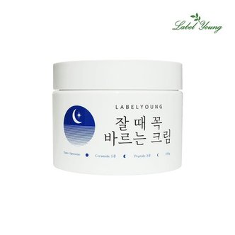 라벨영 쇼킹잘때꼭바르는크림 100g 고수분 고영양 고보습 올인원수분크림/보습탄력 시너지 UP