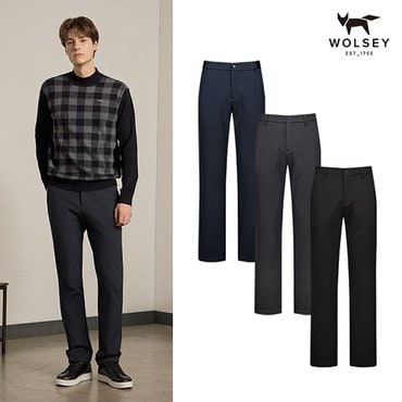 울시 [최신상][Wolsey] 울시 24FW 남성 기모 본딩 팬츠 3종