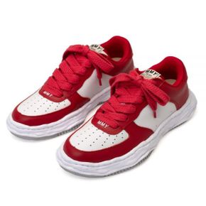 웨인 OG 솔 레더 로우 스니커즈 (A08FW706 REDwhite) 1430211