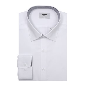 레노마 (슬림핏) 터치감 좋은 우수  레이온 혼방의 도비 흰색셔츠( ROSSL0103-WH)