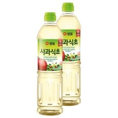 샘표 사과식초 900ml x 2개