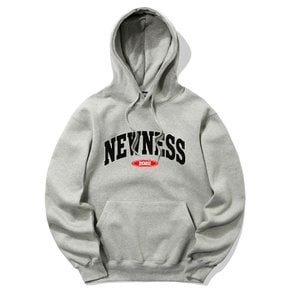 NEWNESS LOGO 후드티 - 그레이