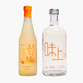 미상 25도 350ml+혼디주 12도 330ml 시트러스 세트