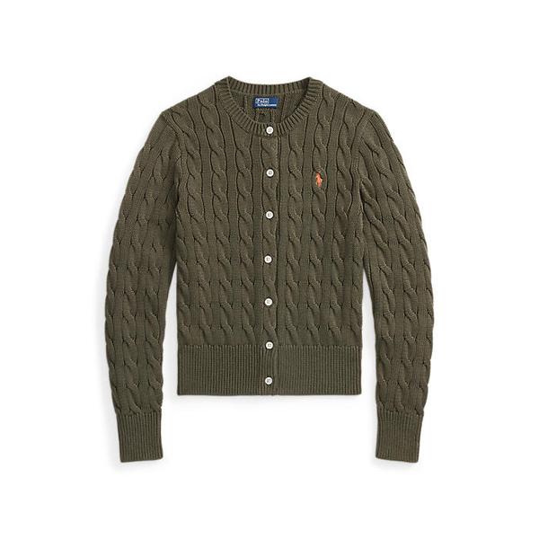 여성 케이블 니트 코튼 크루넥 카디건(WMPOSWENDW20544310)