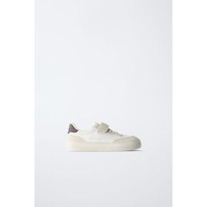 ZARA 자라 키즈 콘트라스트 BAREFOOT 트레이너 운동화 화이트 7413830001 7413830 1323621