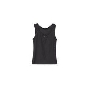 Metal Logo Sleeveless - GREY(woman)