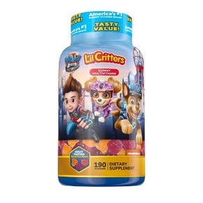 Lil Critters Paw Patrol 종합비타민 식이보충제 - 190ct, 릴 크리터스 건강식품