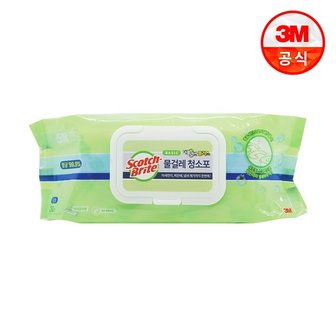 3M 베이직 더블액션 물걸레 청소포 대형 30매