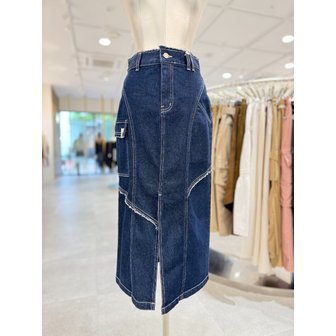 에고이스트 [부산점] 라벨 포인트 롱 H라인 데님 DS EQ4DS060