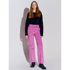 Coturoy Long Bootcut Pants Pink