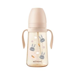 베이직 PPSU 토끼 빨대컵 300ml_크림