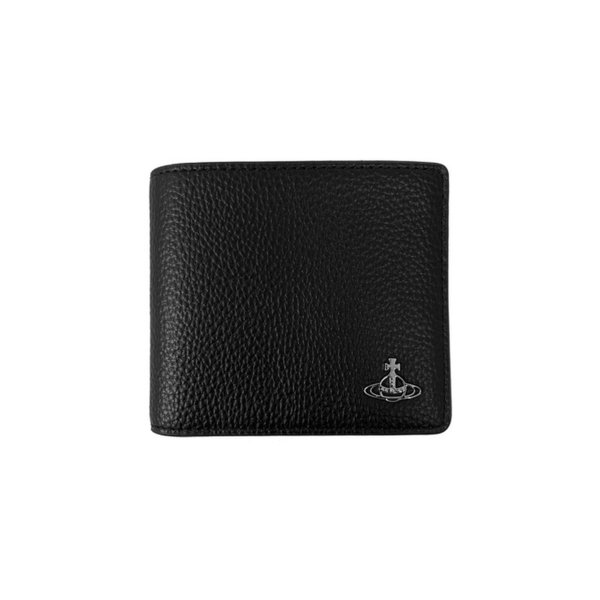 26SS ORB 로고 반지갑 블랙 5115002PM S000D N403